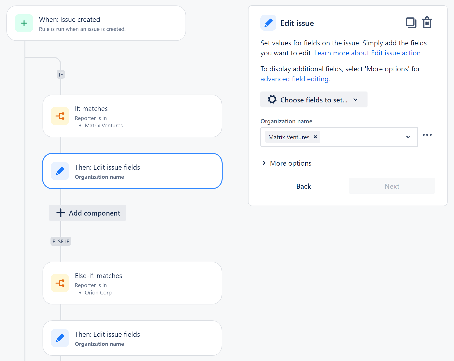 Basic-rule-full automation rule for Jira