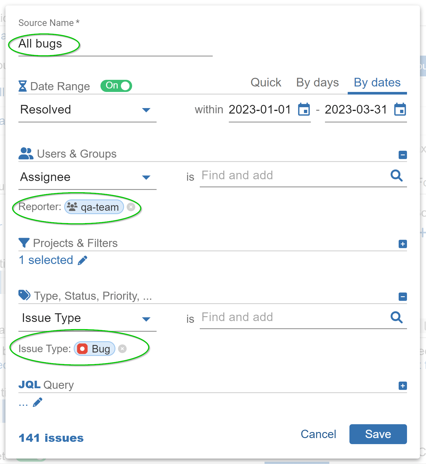 Data source 1 settings
