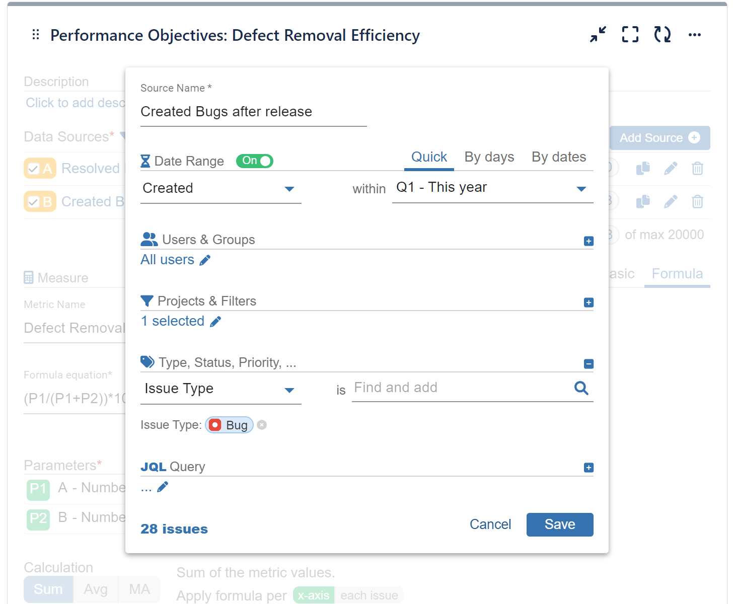 DRE Data Source 2 settings